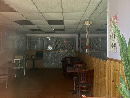 The filthier interior.