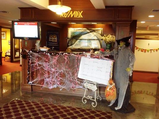 Ready for Halloween. 2nd Annual Trick or Treat and Not so Scary Haunted House at RE/MAX Services between 3-5 on 10/31/2012