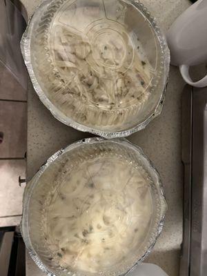 Chicken Parmesan in water