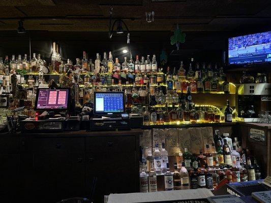 Great whiskey/bourbon selection!