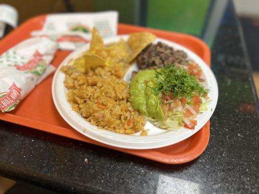 13. Carne Asada Combination Plate