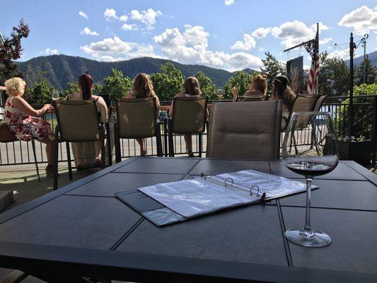 Tasty yet pricey wine with $10 (3 tastes) and $15 (5 tastes) flight options. Charming patio with a calm view of Manson park & Lake Chelan.