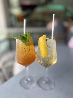 The drinks were good