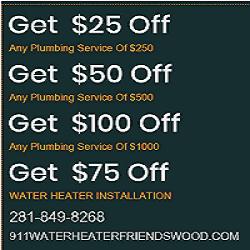 911 Water Heater Friendswood TX