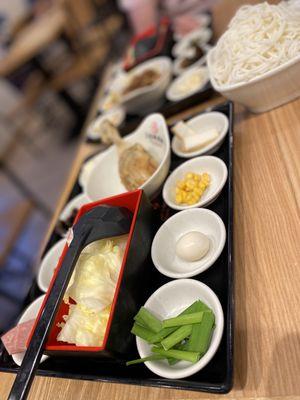 Closer look at the toppings