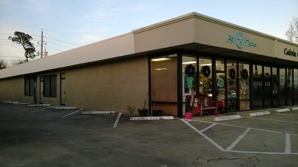 Our office shares a building with Calvin Cole Day Spa and Salty Paws Pet Market. We are on the west side of the building.