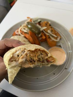 More Shrimp Burrito...