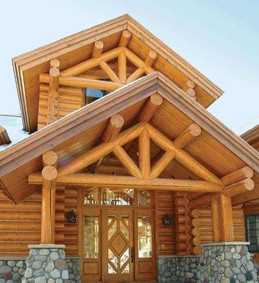 PPG Proluxe ®Log and Siding™ wood coating systems applied