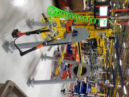 Assembly Fixtures, Electric Tools with Torque Monitoring, Torque Arms, Carts...