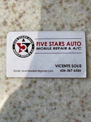 Five Star Auto Mobile Repair Air Conditioning