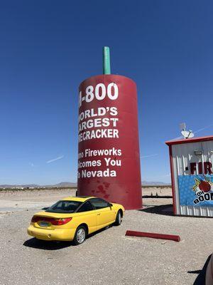 Worlds biggest fire cracker