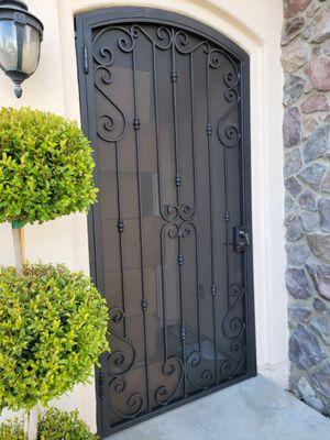 Security door custom scrolls we are custom metal fabricators serving lancaster palmdale rosamond tehachapi santa clarita