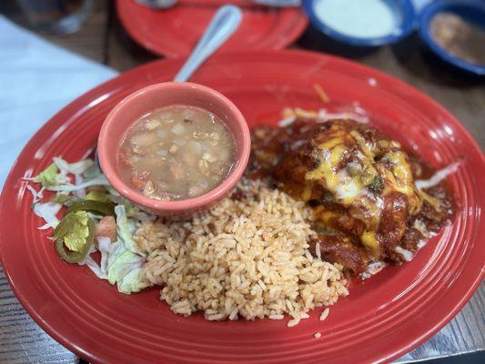 The BEST stuffed avocado.