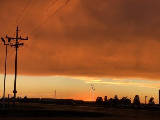 Sunset in Kansas ...