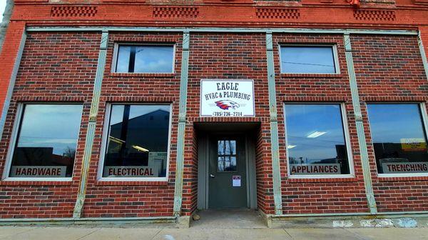 Front of Eagle HVAC & Plumbing building