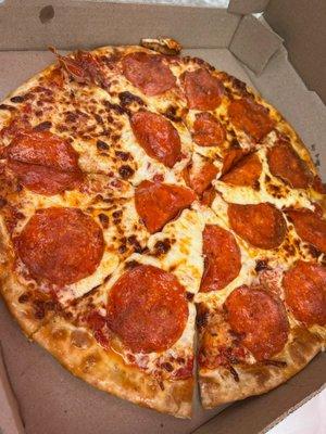 Pepperoni pizza