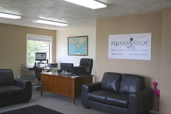 The Office and Shoe Display Location