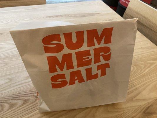 Summer Salt where I ate Mexican lunch