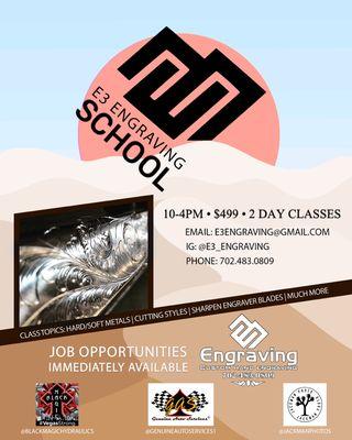 E3 Engraving school