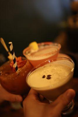 Cocktails Virgin options available