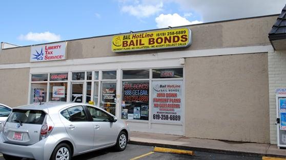Santee bail bonds office exterior view