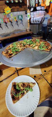 Ask them to take the goat cheese and fig pizza and add chicken & bacon - YUM!!!