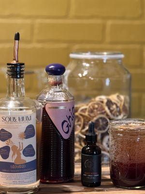 Our functional na cocktail menu is fun, seasonal and always aimed to please! Taste matters but to us so does function.