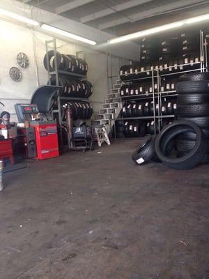 The used tired selection