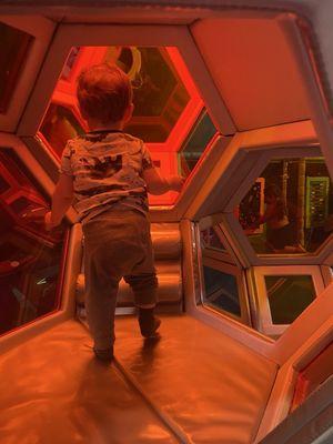 Super cool play equipment in the toddler area!