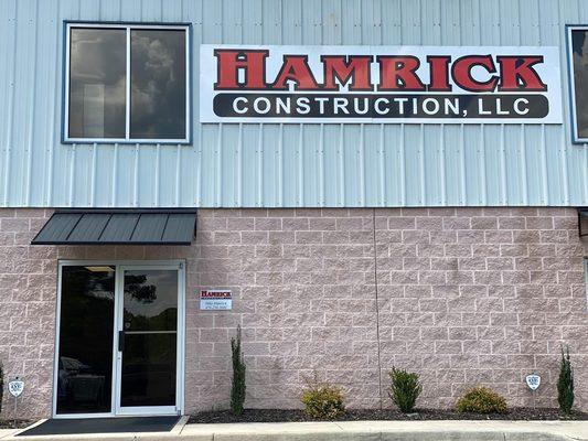 Welcome to Hamricks Construction Home Office