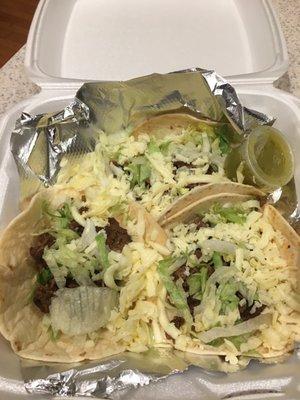 American style tacos