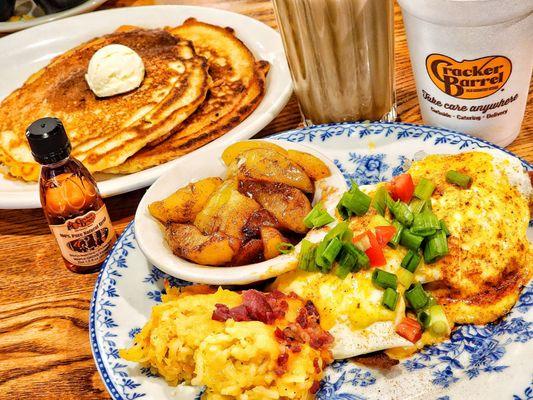 Somedays, nothing hits the spot like a good old-fashioned Cracker Barrel breakfast. "The Benny" was on point!