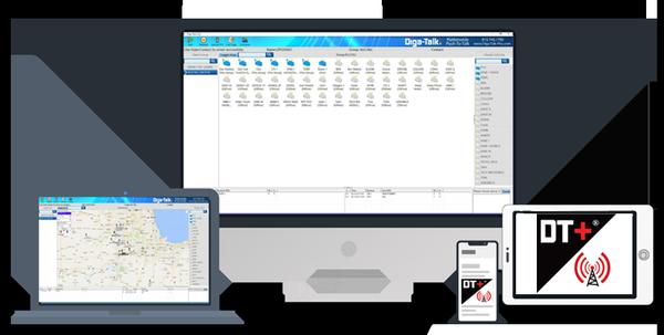 Diga-Talk+ PC Dispatch Console Software and DT+ App for iOS and Android