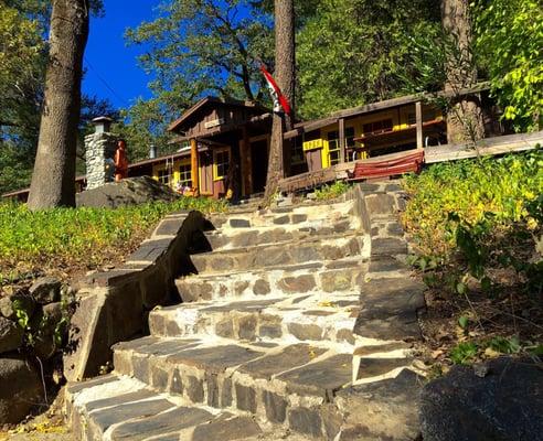 The historic lodge building