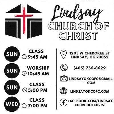 Lindsay church of Christ