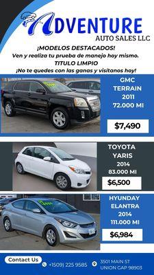 we sell used cars easy financing o