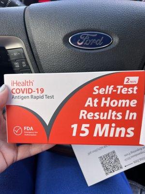 I was able to get a free at home Covid test over the weekend