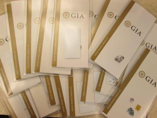 GIA is your guarantee. Free GIA certificate with purchase of any diamond 1 carat or larger.