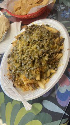 Plain carne asada fries
