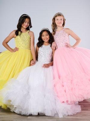LITTLE GIRLS PAGEANT AND FESTIVAL GOWNS