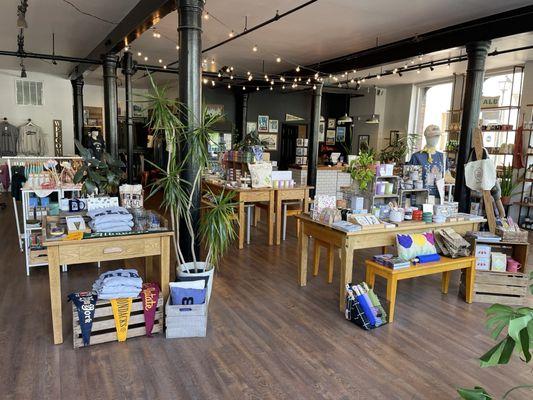 Welcoming, bright, and large store interior with many interesting finds!