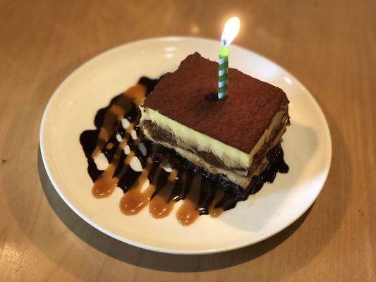 Tiramisu on my birthday