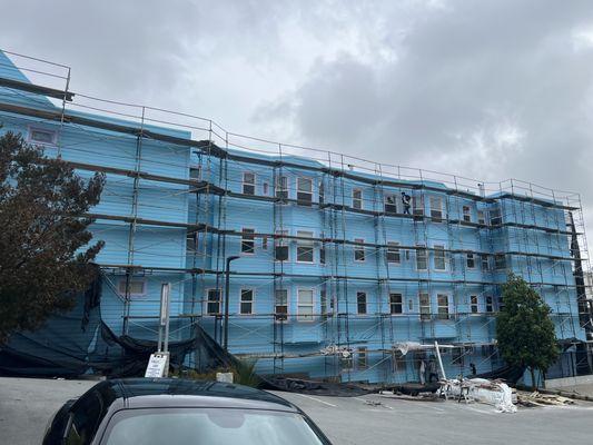 UFC painting and construction