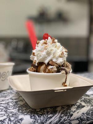 The best hot fudge sundae. Anytime we're in the area, we stop to get this. So yummy! There's so many flavors of ice cream to choose from.
