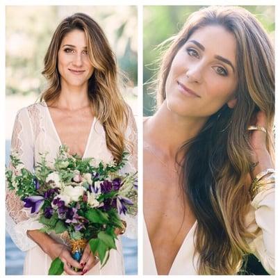 Wedding hair styling by Brooke