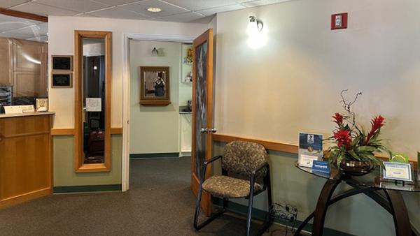 Inside our waiting room