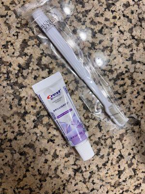 If you forget your toothbrush