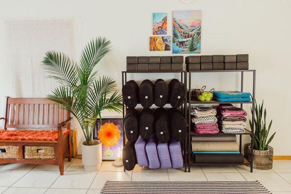 We have props to use if you are new or visiting