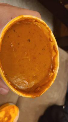 Tomato bisque bowl