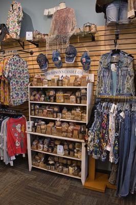 Moving down the wall to the Thompsons Candles.